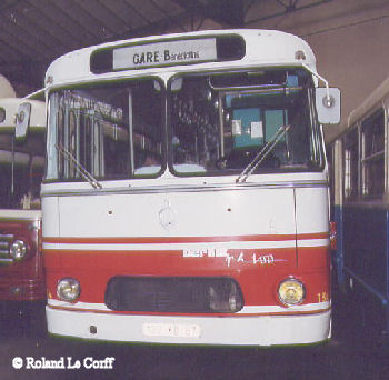 Berliet PH 8-100 du réseau de Limoges 1970